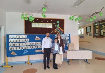 Matematyczne zmagania trzecioklasistów – sukces Antoniego Pajora!