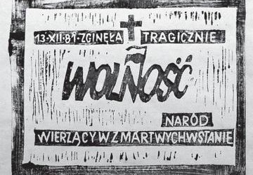 DZIEŃ PAMIĘCI OFIAR  STANU WOJENNEGO   13 GRUDNIA 1981 roku