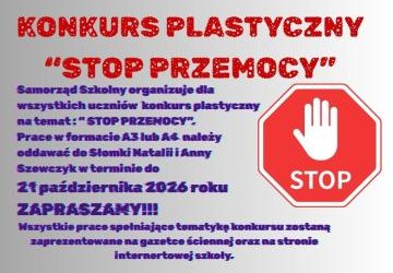 KONKURS PLASTYCZNY “STOP PRZEMOCY”