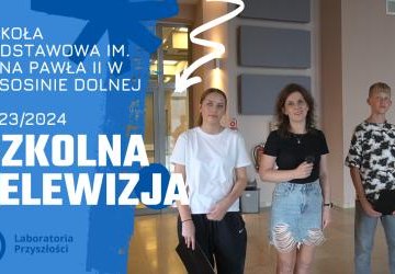Wywiad z Panią Moniką Sowa, dyrektorem Centrum Kultury i Promocji Gminy Łososina Dolna, zrealizowany przez Telewizję Szkolną.